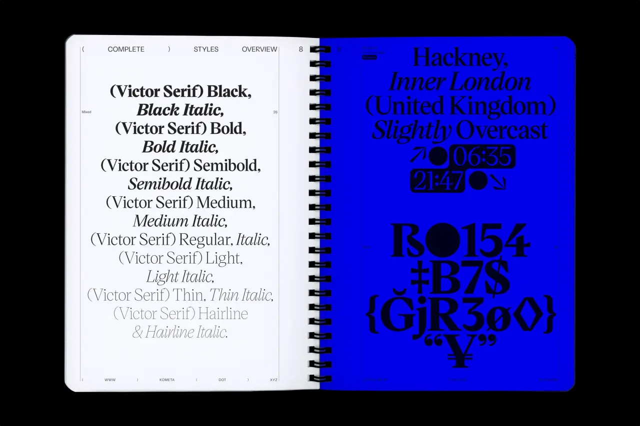 Victor Serif by Christian Jansky