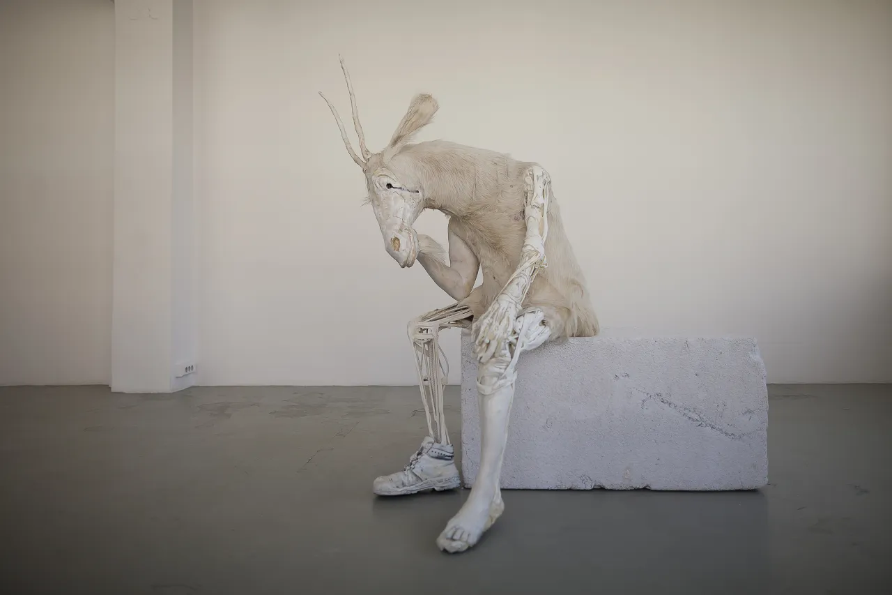 Pawel Althamer: Self-portrait as the Billy-Goat 2011 | Courtesy of the artist and Foksal Gallery Foundation, Warsaw. Photo: Bartosz Stawiarski