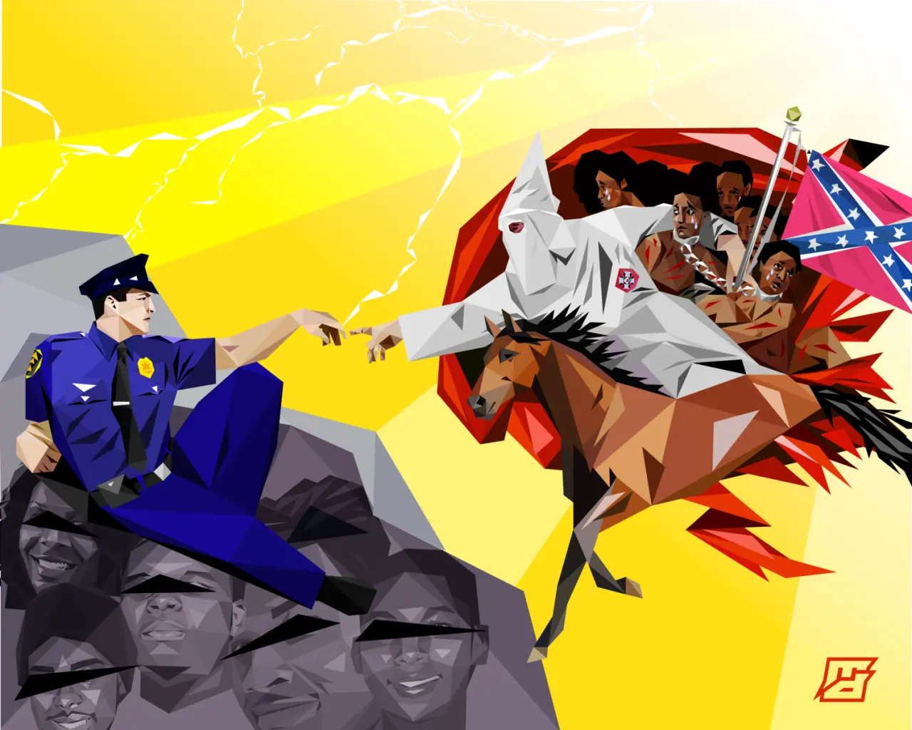 Creation of Racist Cops © Michael Jermain Doughty