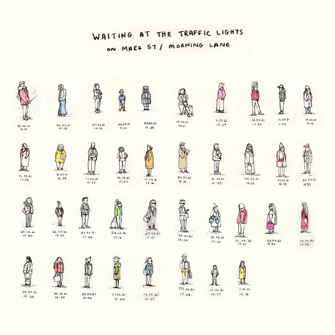 Waiting at the Traffic Lights – Credit: Becky Moriarty, 2021