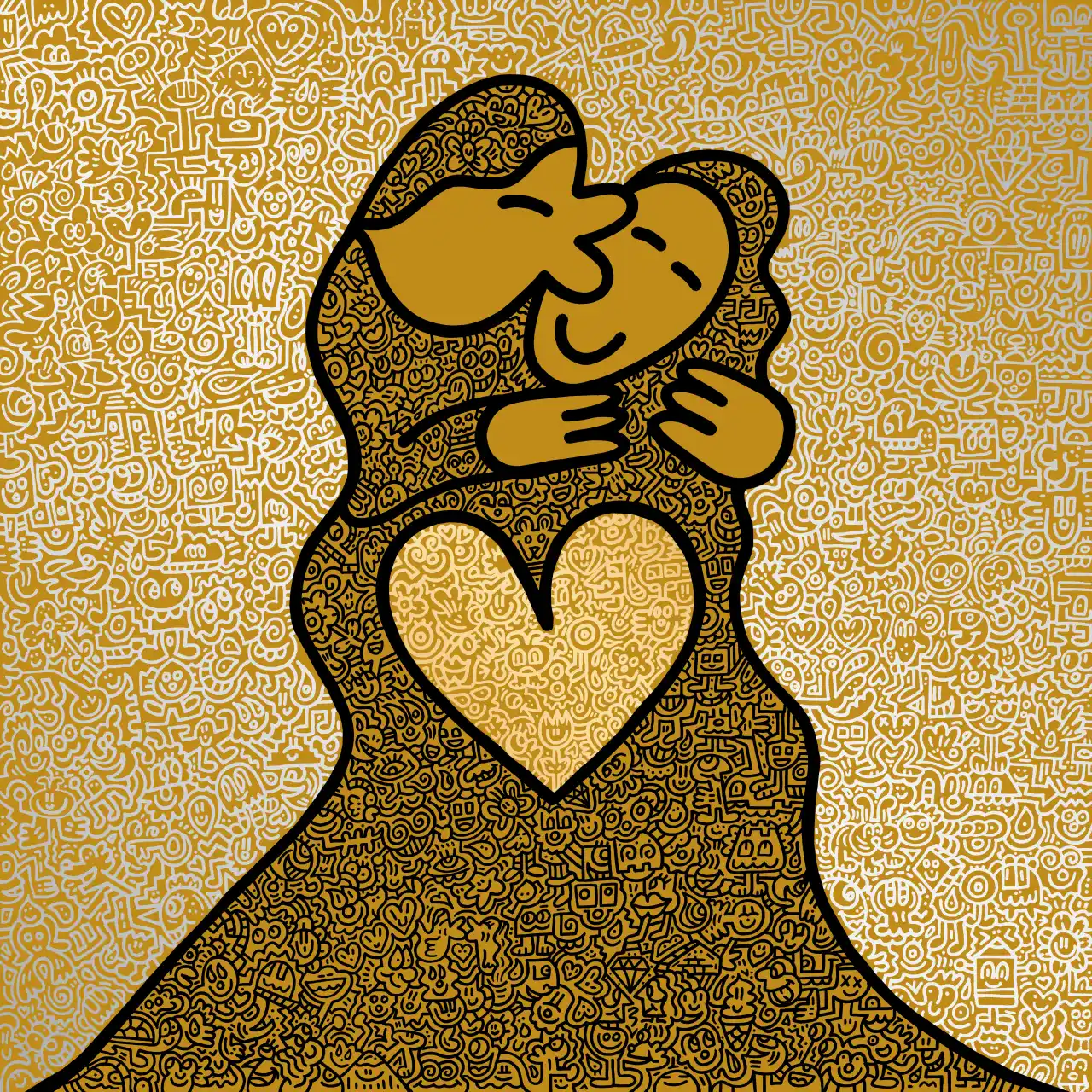 Mr Doodle, Doodle Kiss, 2019