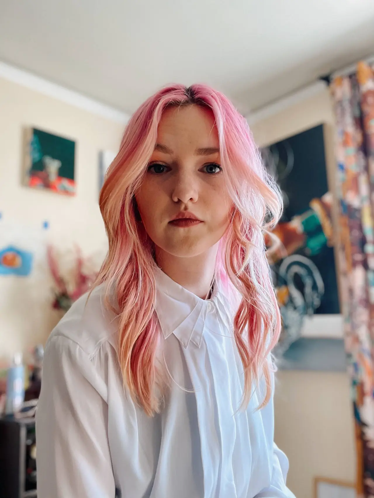 Amy Lewis in her studio