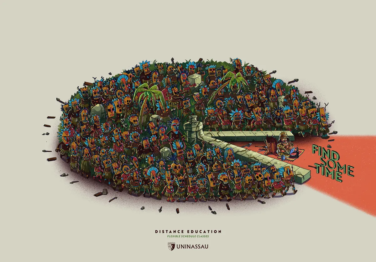 Find Some Time Advertising Campaign by Agência Um, winner in Advertising, Marketing and Communication Design Category, 2018-2019