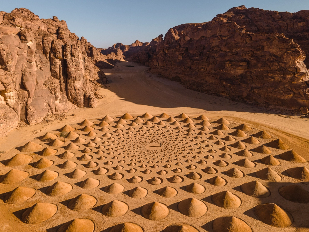 Jim Denevan Desert X AlUla 2022, photo by Lance Gerber