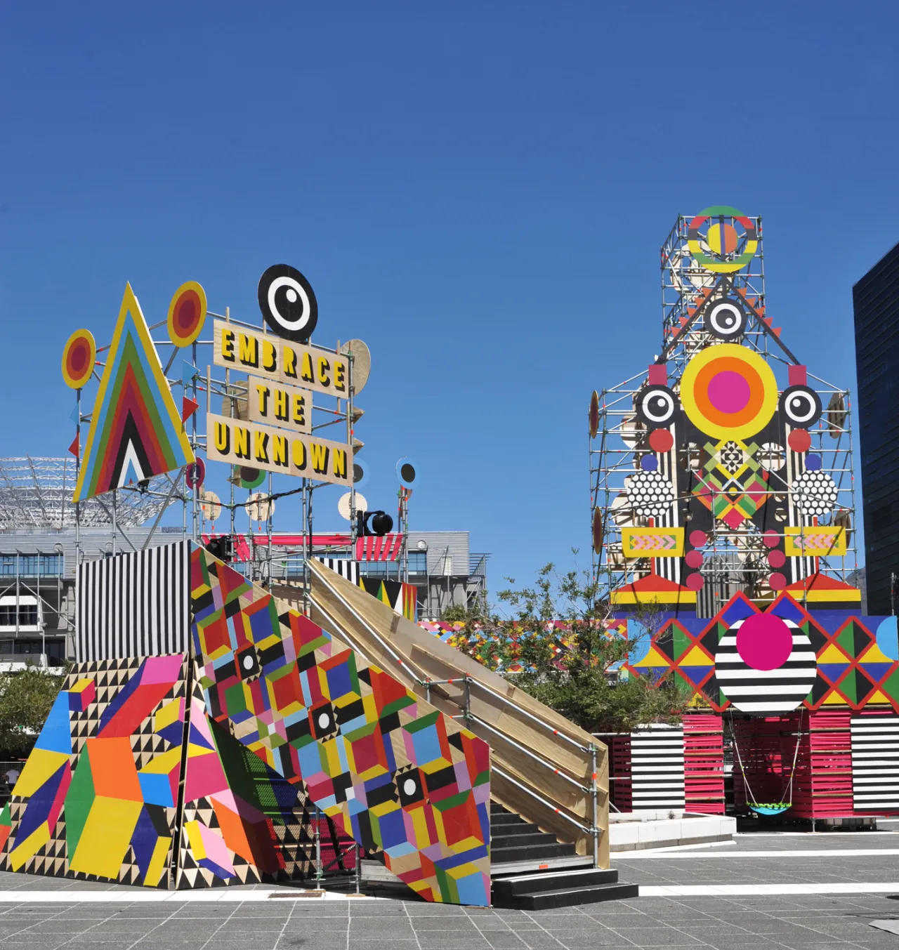Embrace the Unknown — the title of an installation with Luke Morgan for Design Indaba
