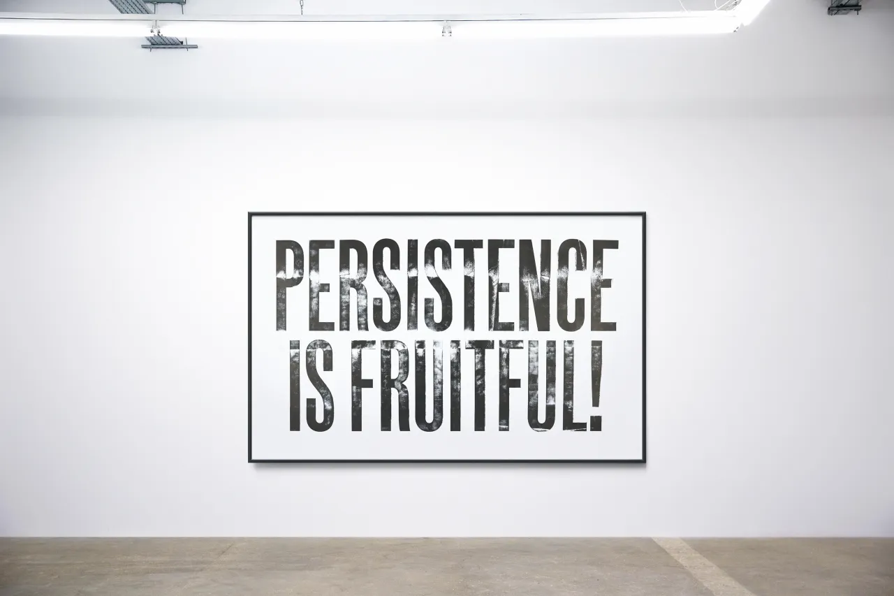 Large scale letterpress print made using a vintage steam roller, commissioned by Ditchling Museum of Art and Craft