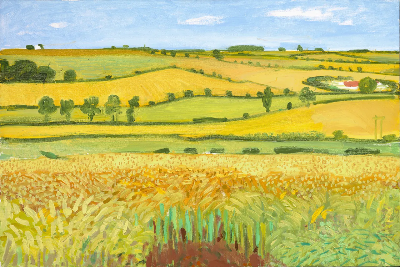 David Hockney: Woldgate Vista, 27 July 2005 © David Hockney, Photo Credit: Richard Schmidt.