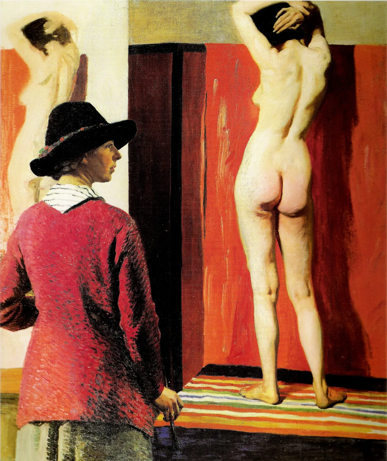 Laura Knight (1877-1970)  Self-Portrait  1913  Oil on canvas  152.4 x 127.6 cm  National Portrait Gallery (London, UK)