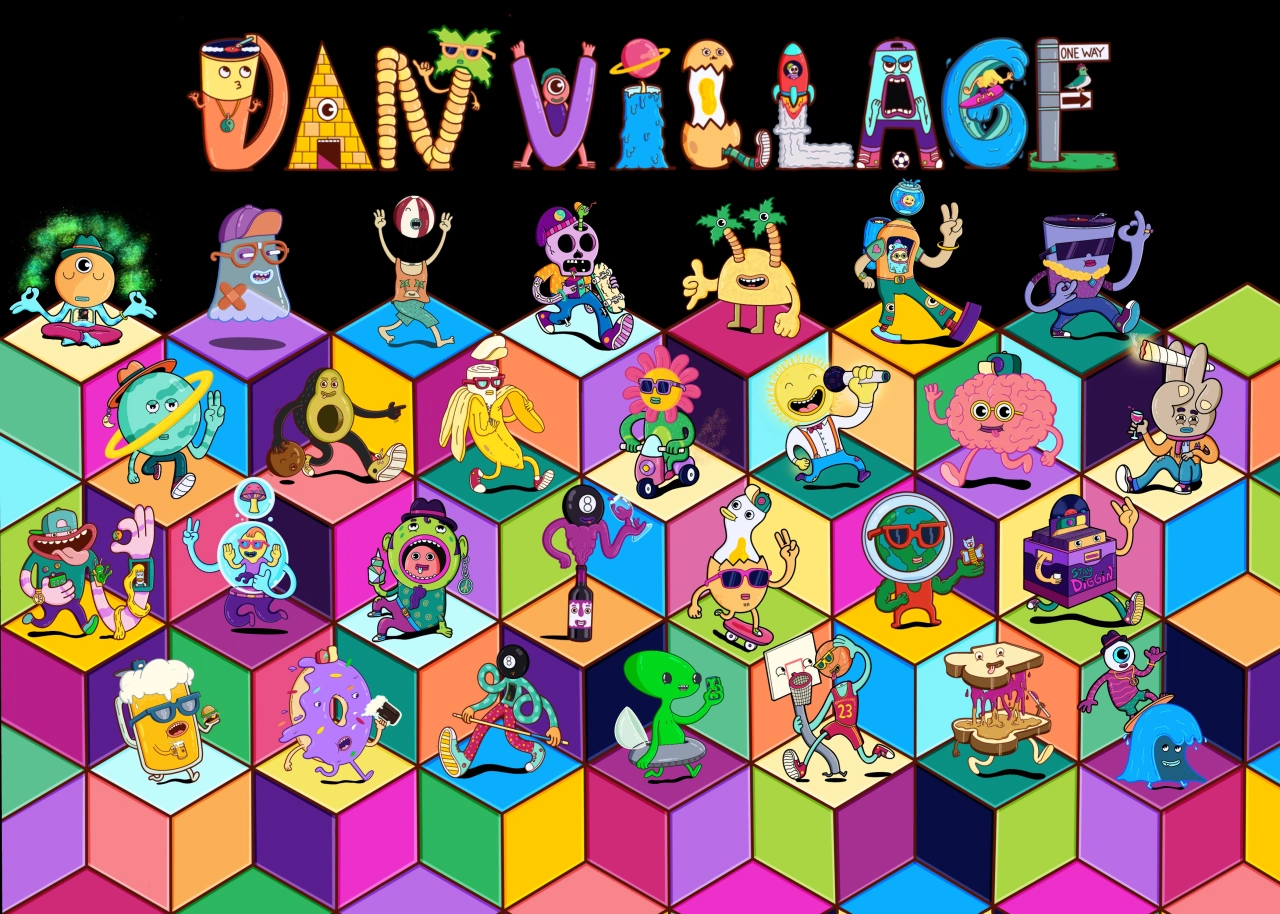 Danvillage characters © Daniel Sulzberg