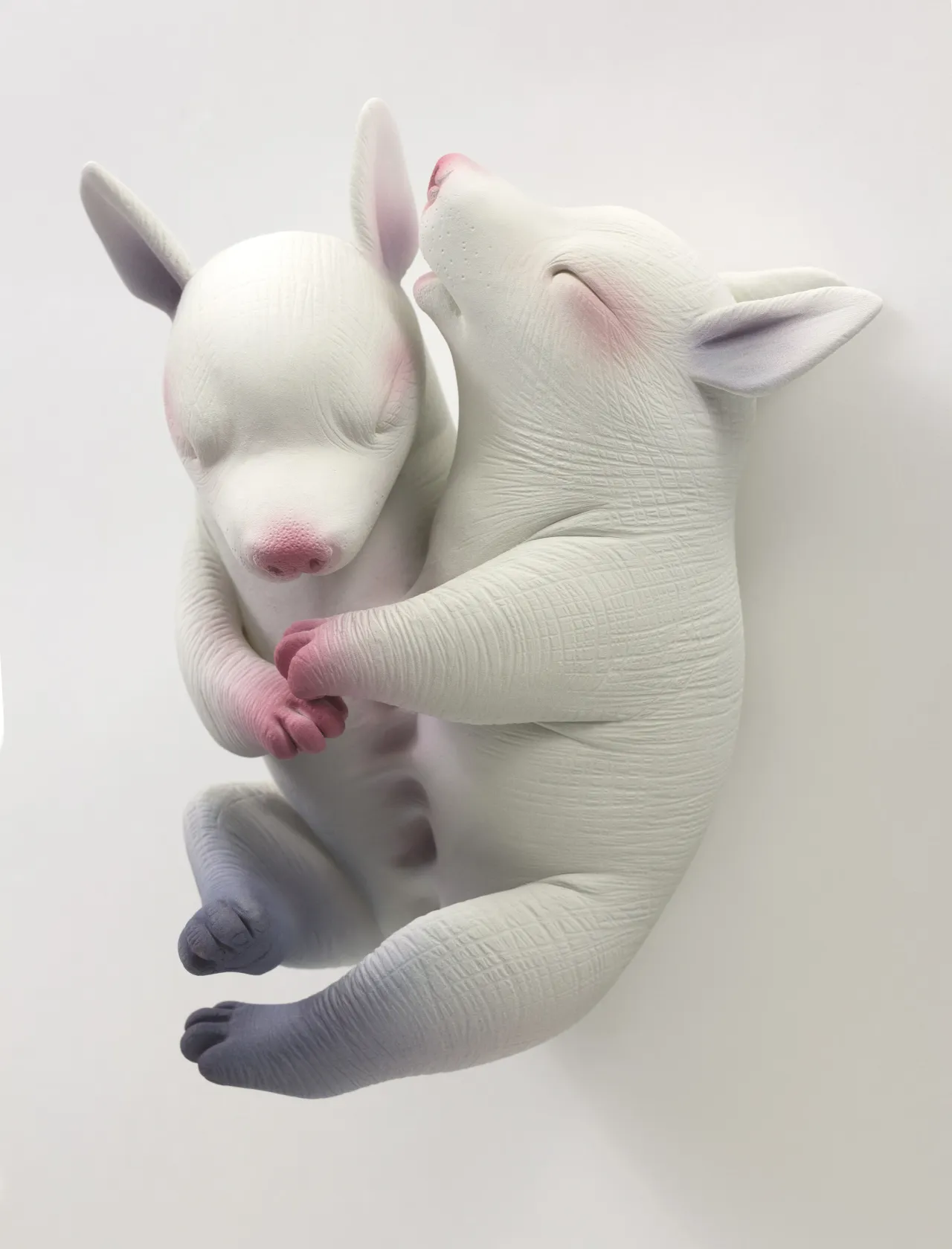 Togetherness  Ceramic, cold finish 7" x 5" x 4" 2017 | © Erika Sanada