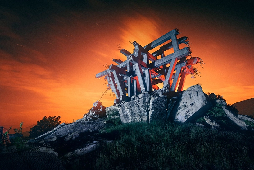 Makljen, Bosnia & Herzegovina. From the series, Eternal Monuments in the Dark © 杨潇 [Yang Xiao](https://www.inhiu.com/)