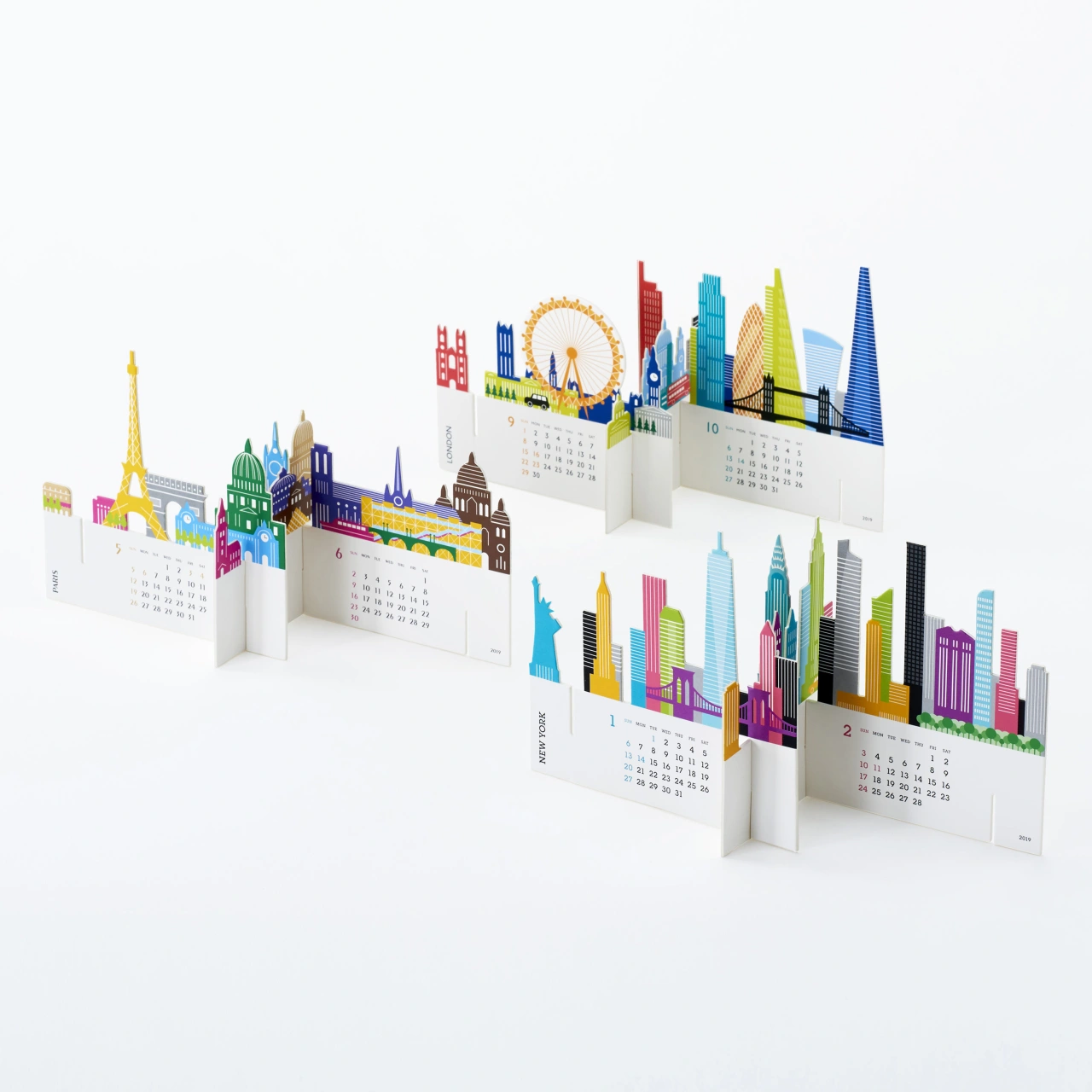 City Calendar by Katsumi Tamura is Winner in Graphics and Visual Communication Design Category, 2018 - 2019