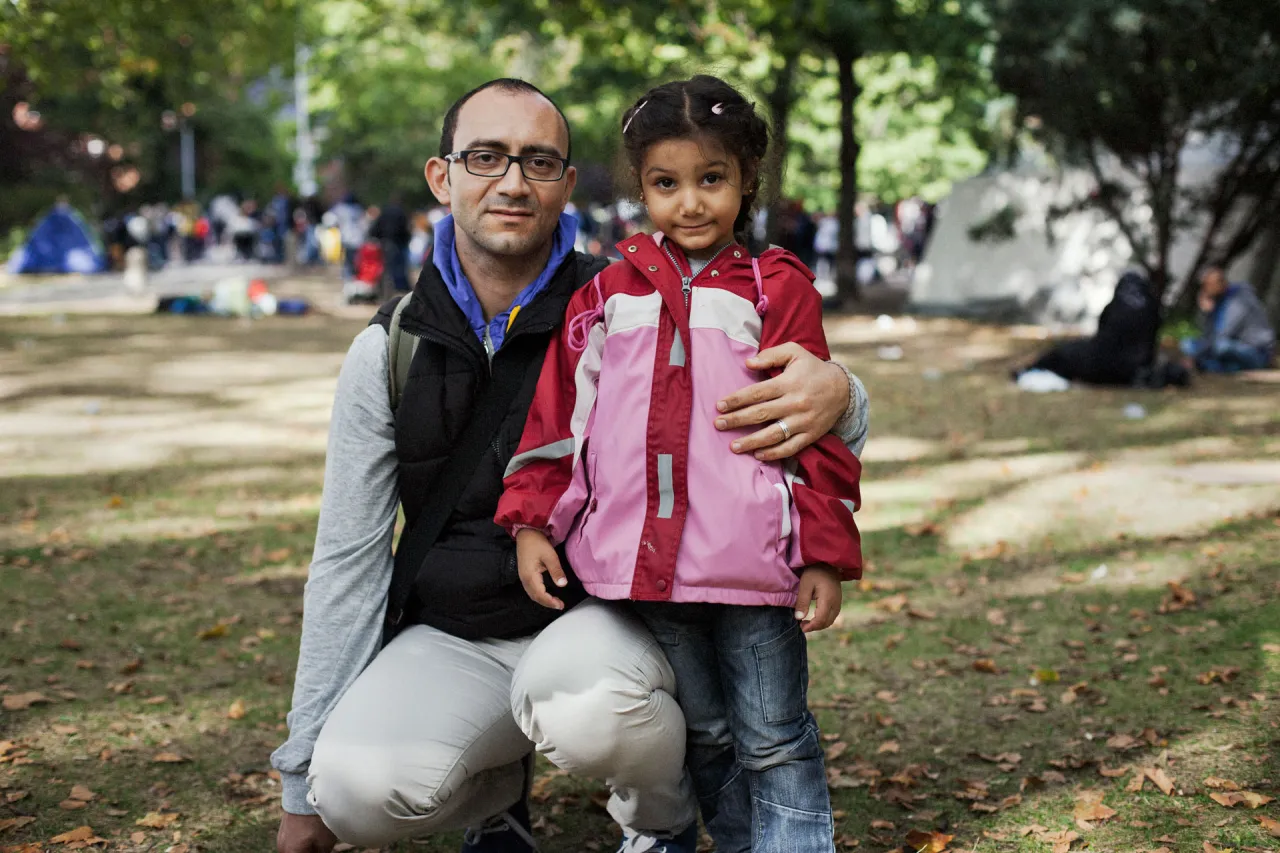 Rami and his daughter Meriam