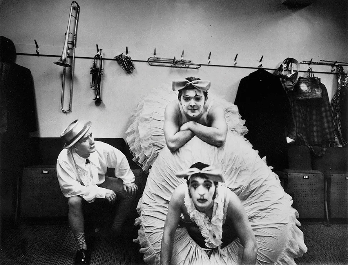 Gabor Eotvos Senior Tibor Eotvos and Gabor Eotvos Junior Eotvos Billy Smarts Fairfield Hall Croydon 1971. © Peter Lavery