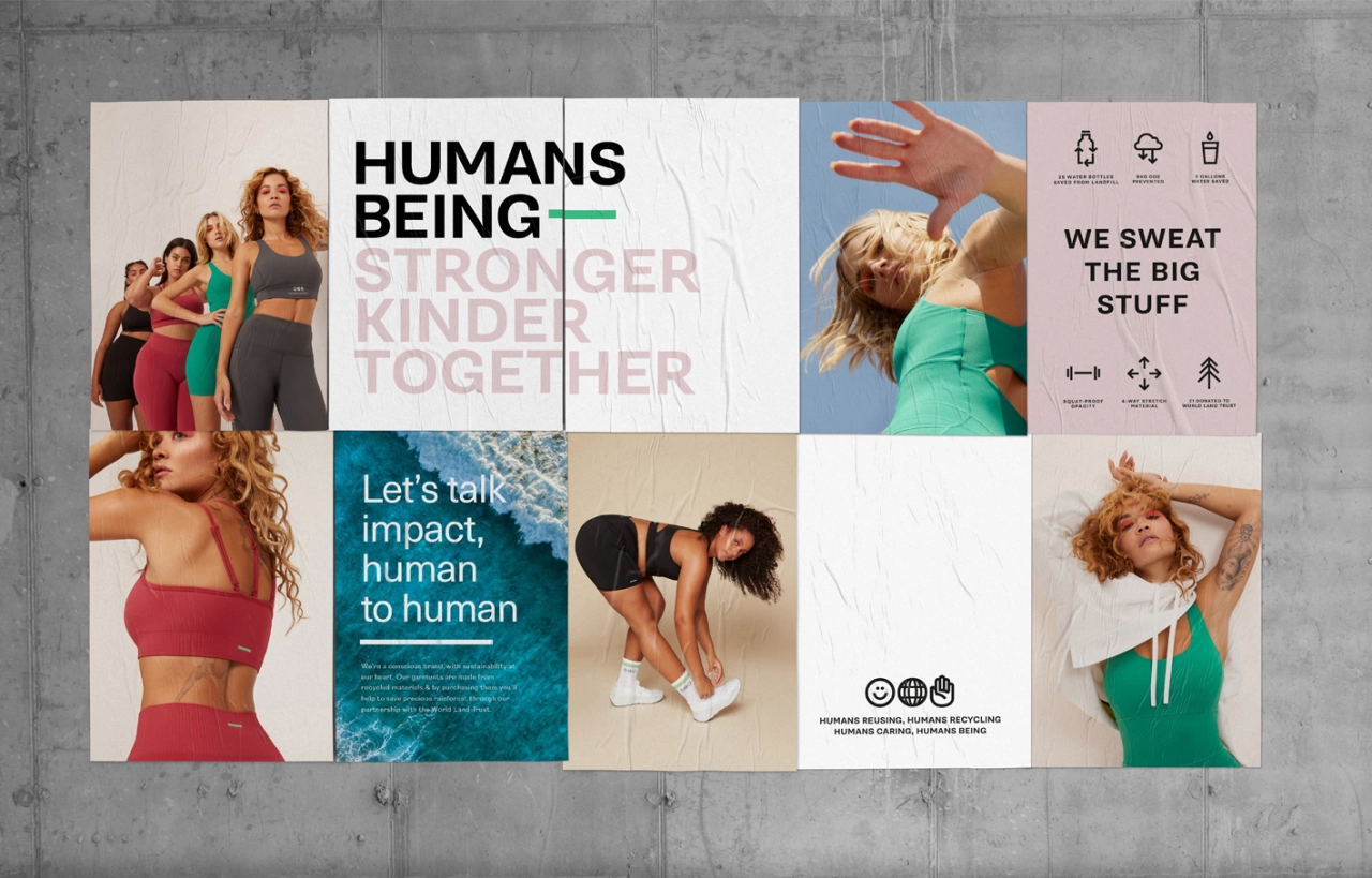 The brand identity by B&B Studio uses simple and accessible imagery