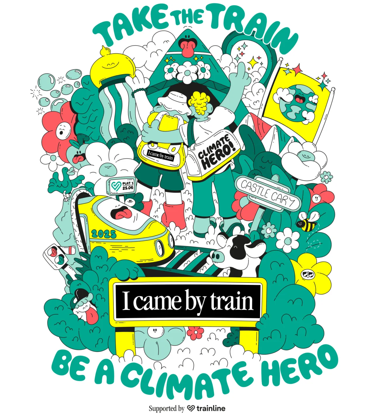 Trainline and Glastonbury x Luke McConkey