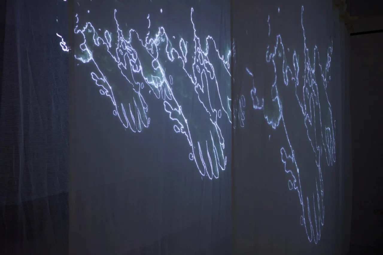 Installation shot from Sleepwalking, 2025