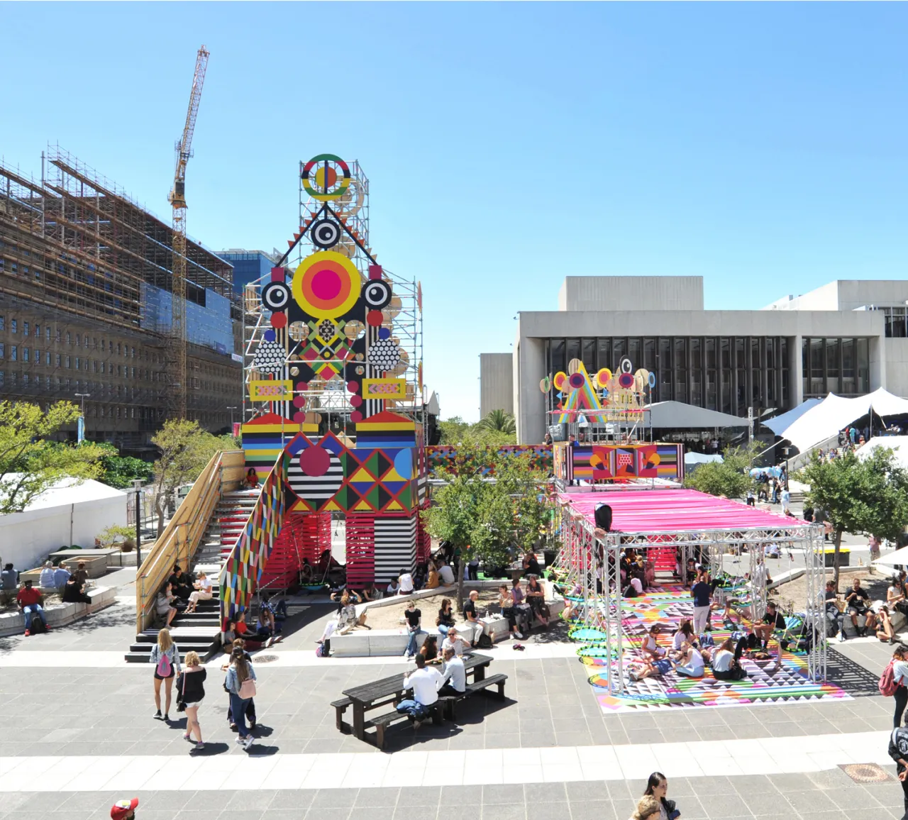 Embrace the Unknown — the title of an installation with Luke Morgan for Design Indaba