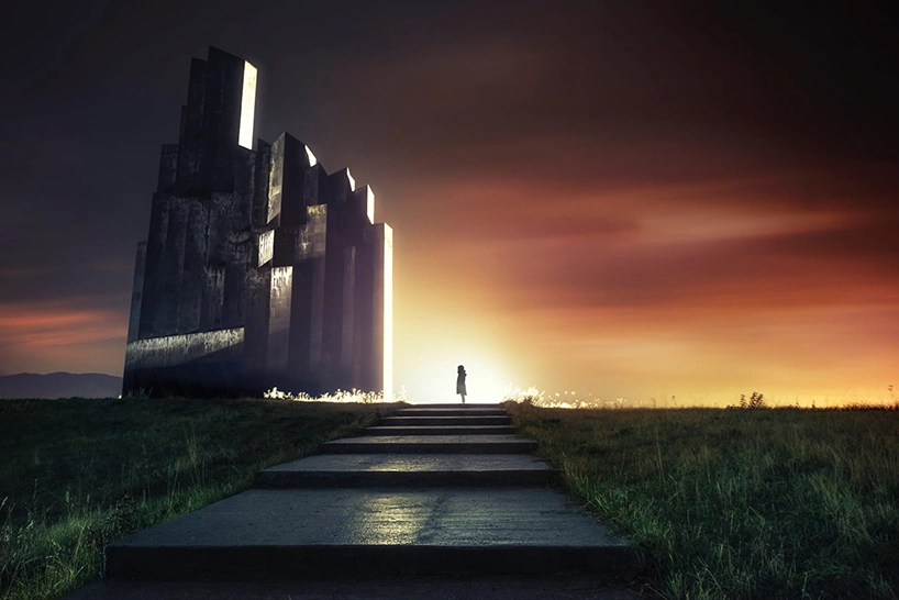 Monument to the Battle of Bash Aparan, Armenia. From the series, Eternal Monuments in the Dark © 杨潇 [Yang Xiao](https://www.inhiu.com/)