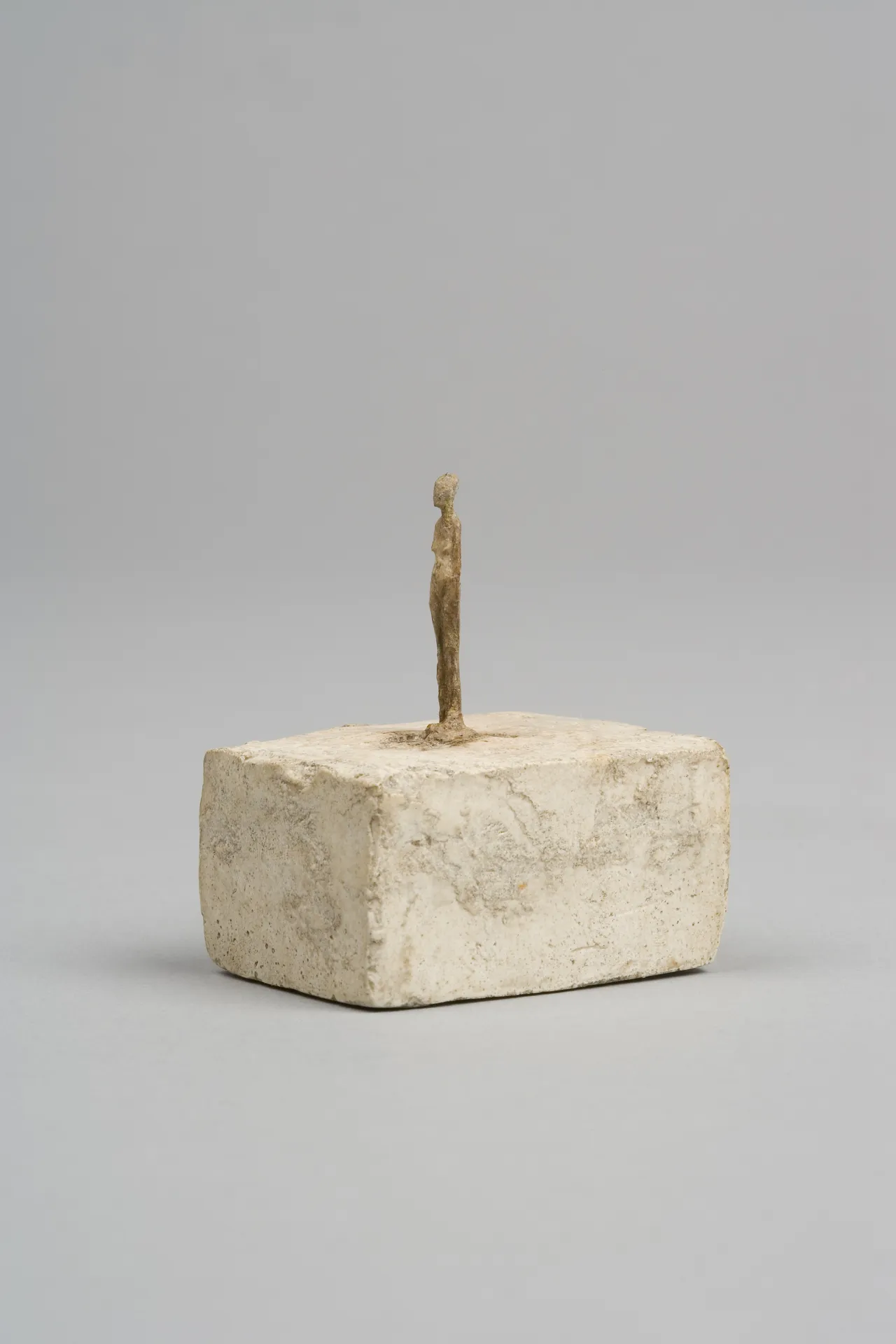Very Small Figurine  c.1937-1939 Plaster, traces of colour 4.5 x 3 x 3.8 cm Collection Fondation Alberto et Annette Giacometti, Paris © Alberto Giacometti Estate, ACS/DACS, 2017