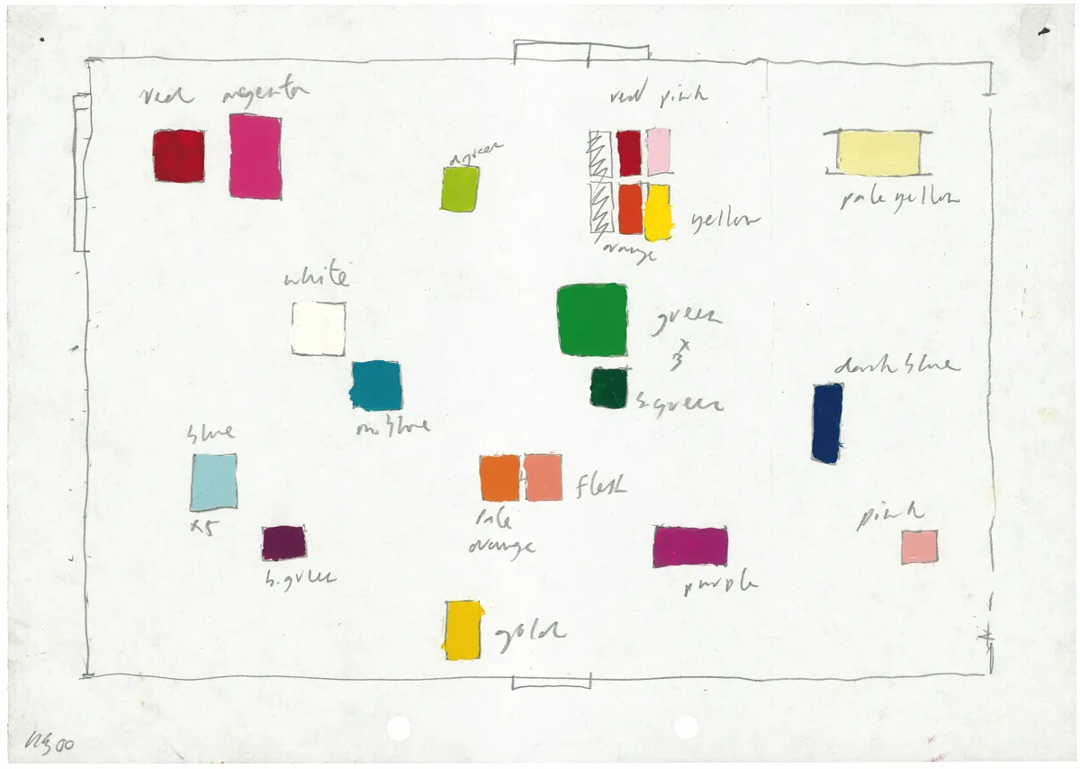 David Batchelor King’s Cross drawing, 2000. Courtesy of the Artist and Ingleby, Edinburgh
