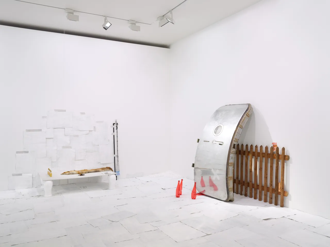Sophie Jung, Come Fresh Hell or Fresh Hell Water, Installation View, 2017, Courtesy the artist and BlainSouthern, Photo Peter Mallet