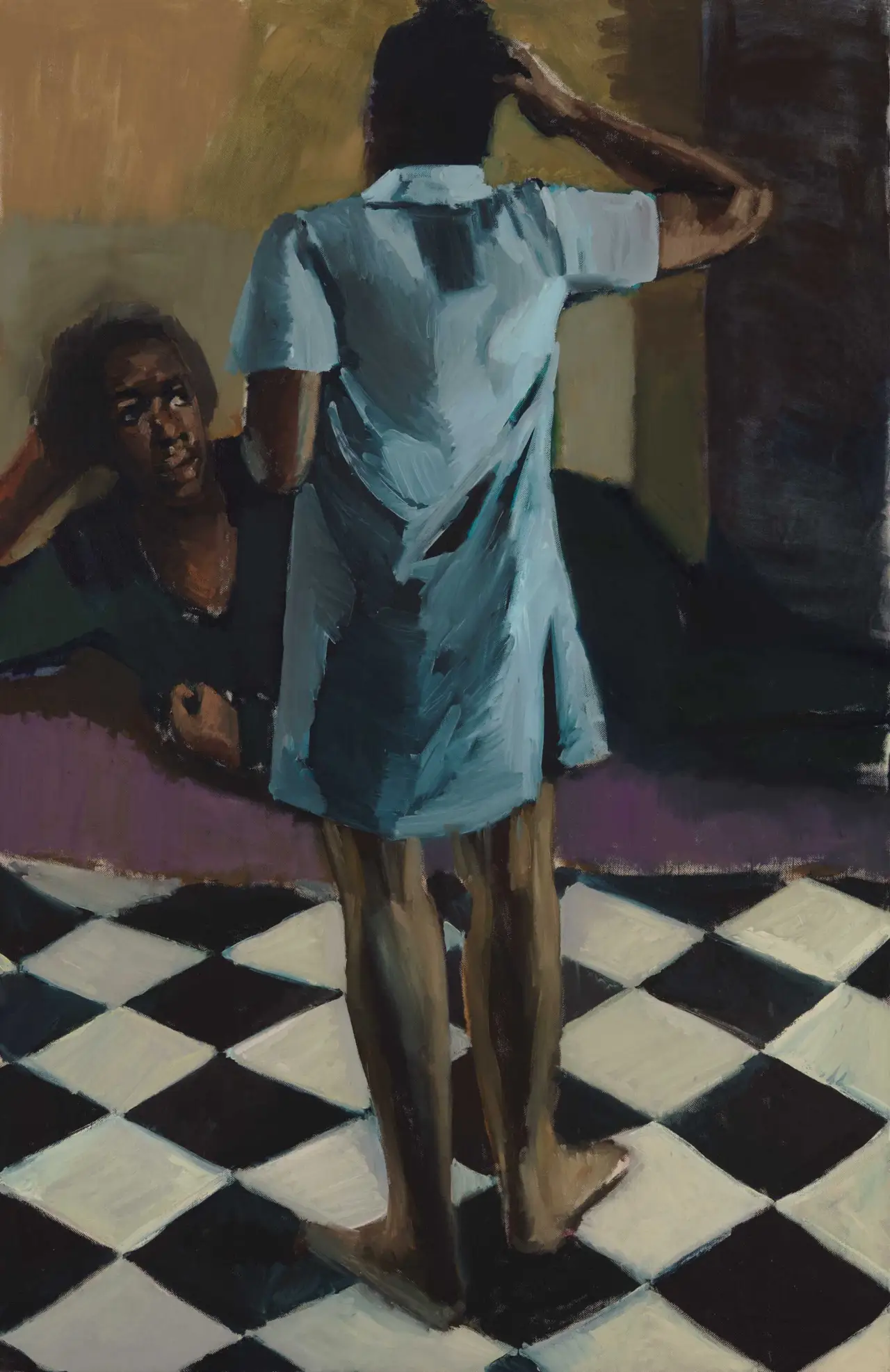 Lynette Yiadom-Boakye – To Improvise a Mountain 2018 Private Collection © Courtesy of Lynette Yiadom-Boakye Photo: Marcus Leith