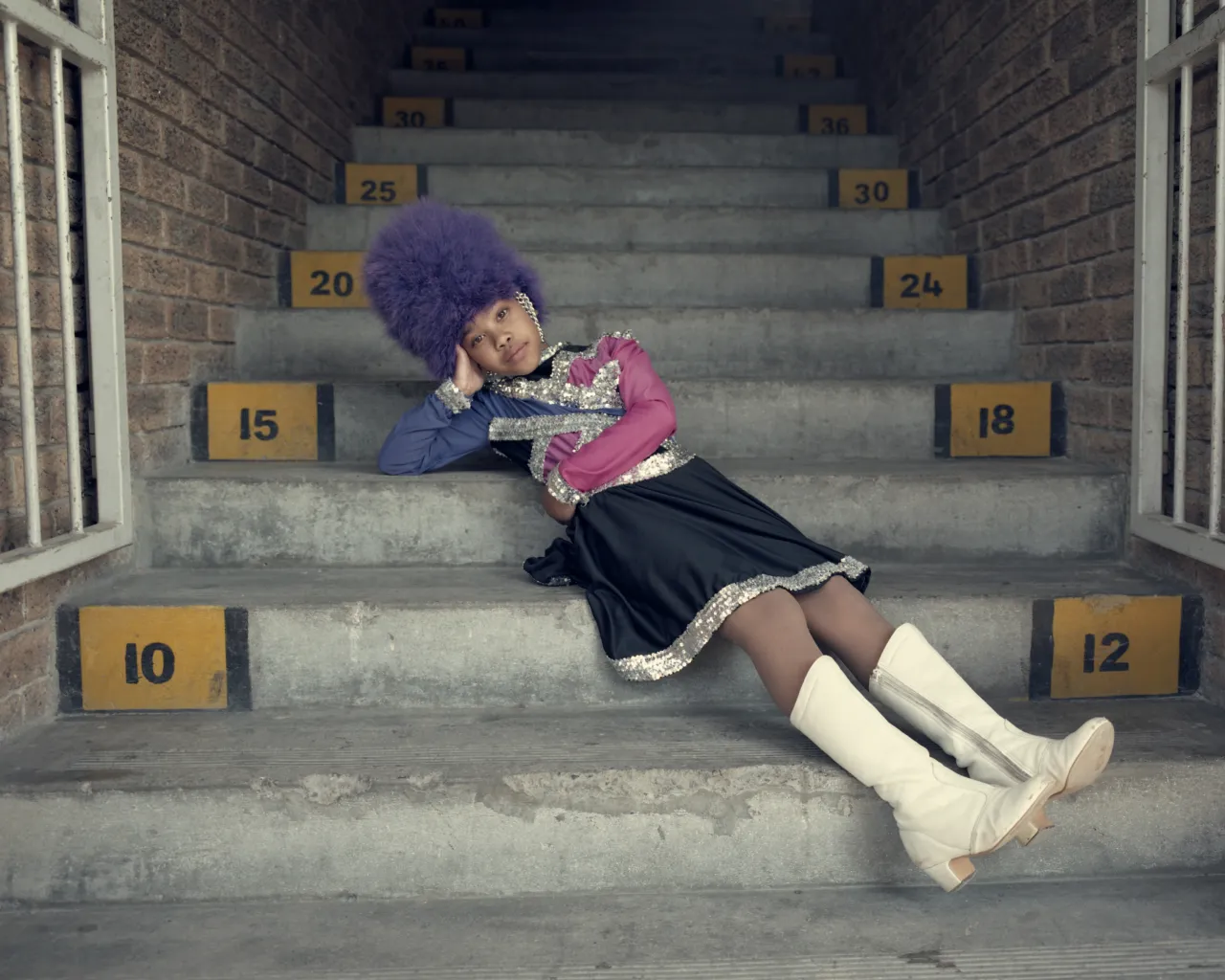 Taylim Prince, Cape Town, South Africa, 2017 from the series Drummies by Alice Mann