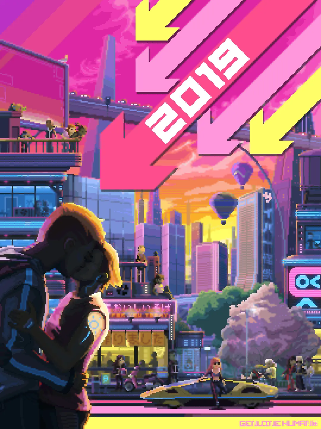 Pixel artist Jason Tammemagi shares his love of cyberpunk, retrowave and 1980s culture