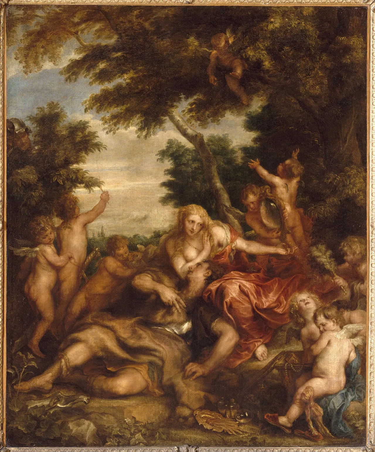 Anthony van Dyck (1599–1641) Rinaldo and Armida, about 1632 Oil on canvas, 133 × 109 cm Musée du Louvre, Département des Peintures, Paris, inv. 1235