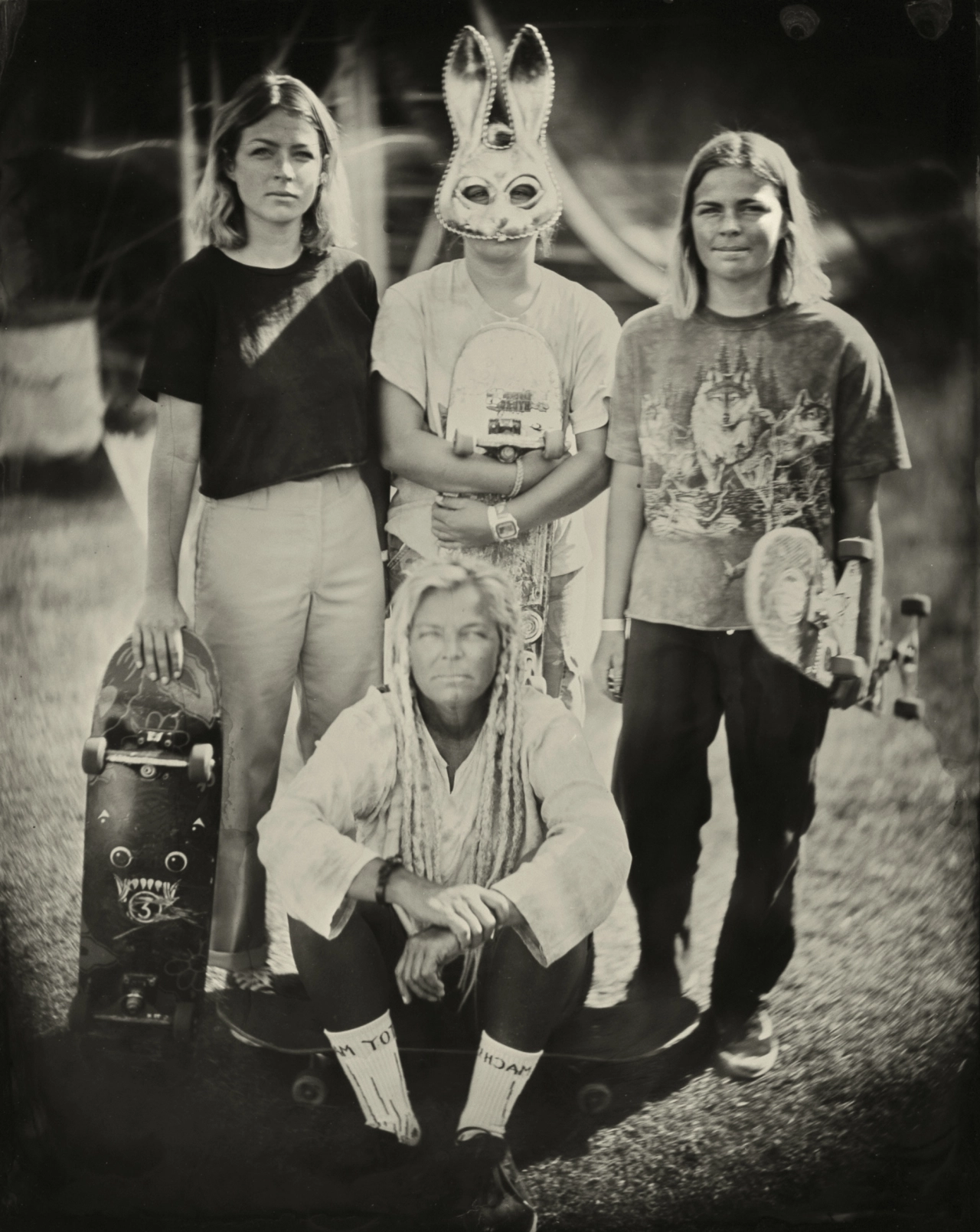 © Jenny Sampson, from the book Skater Girls, published Daylight