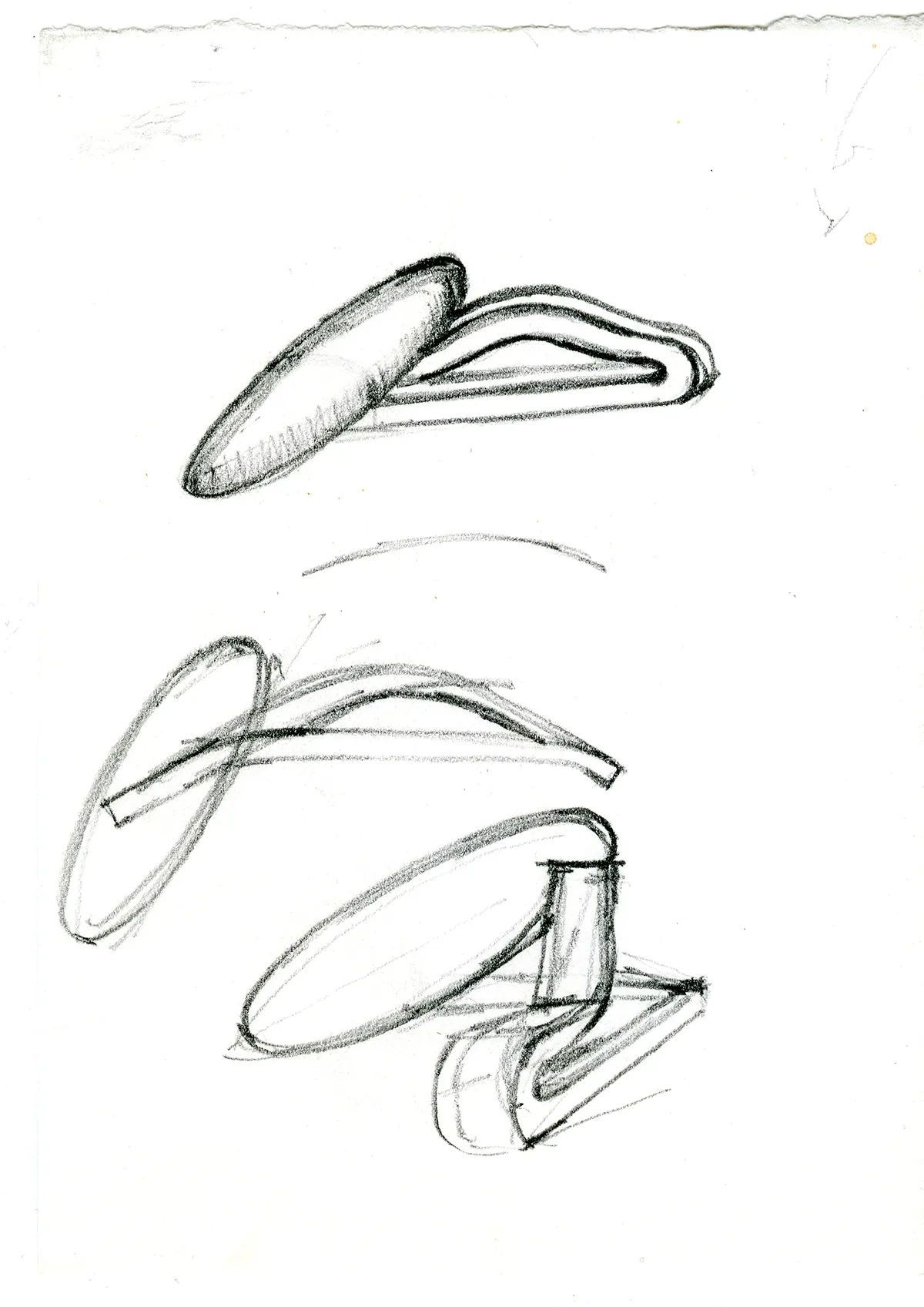 Preparatory drawings, copyright and courtesy of Richard Deacon