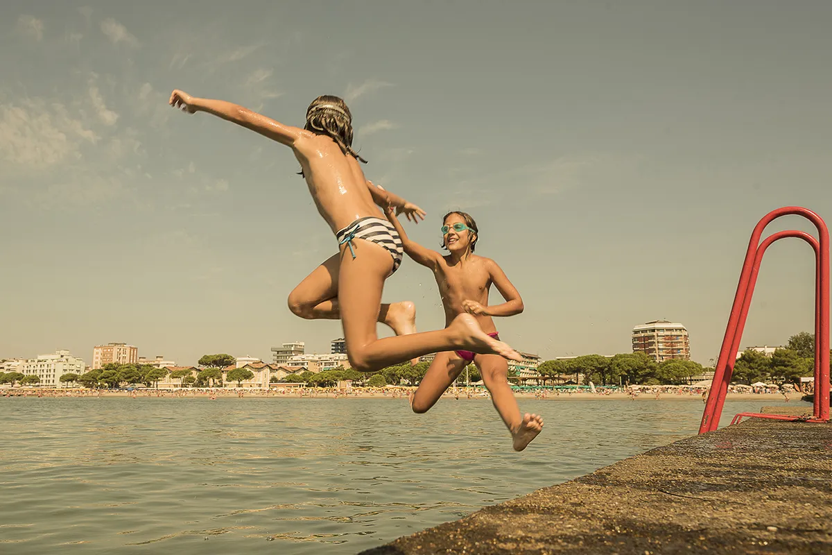 Joy For All Ages - Andrea Rossato: In the summer holidays at sea are a time of joy and fun for all ages. (Professional Candid)