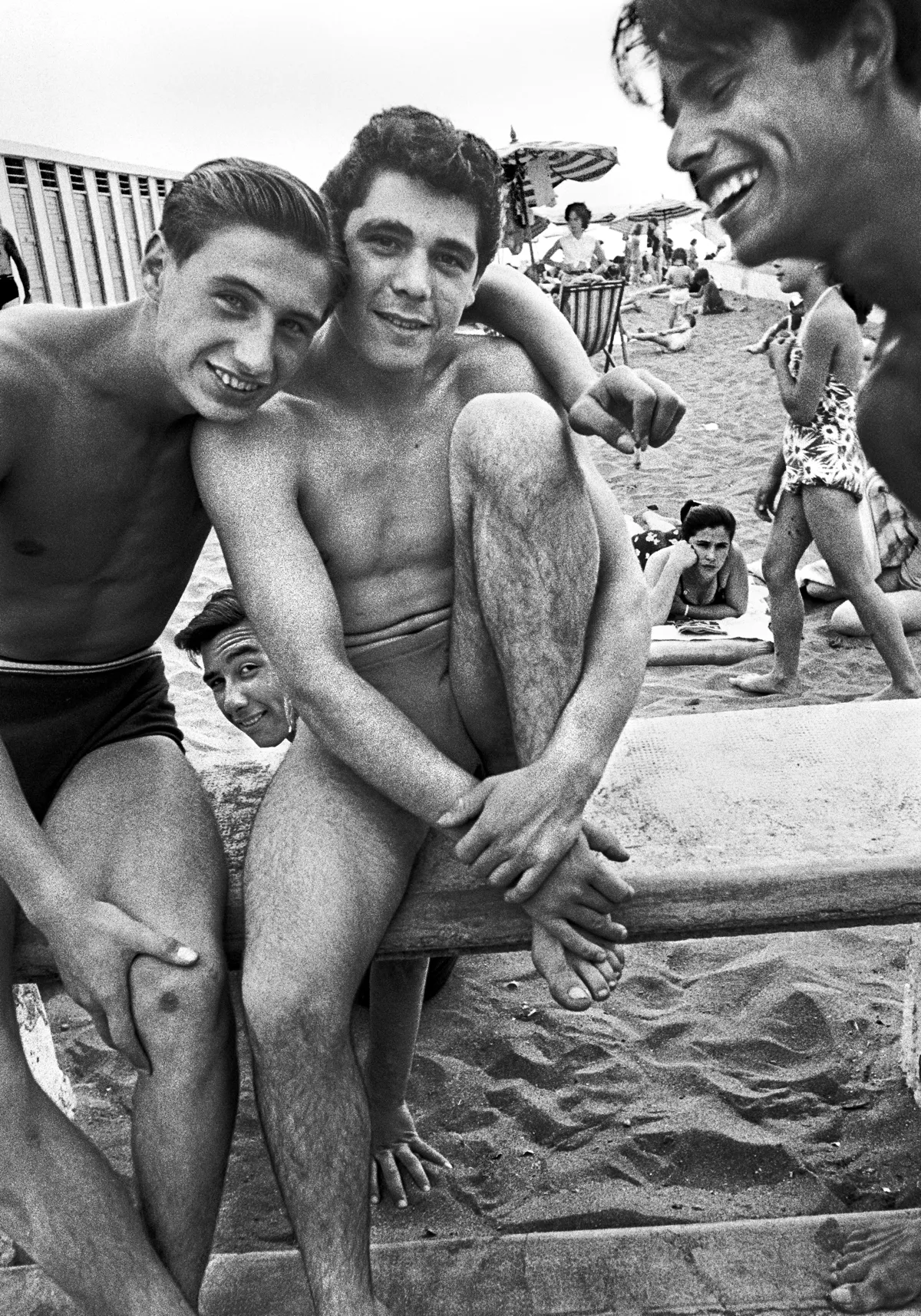 Snapshot, Lido de Ostia, Rome, 1956 © William Klein