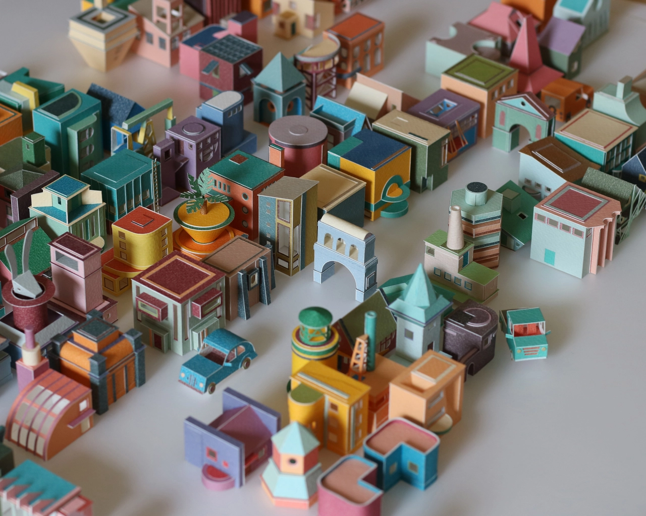 Four Colour Houses © Charles Young