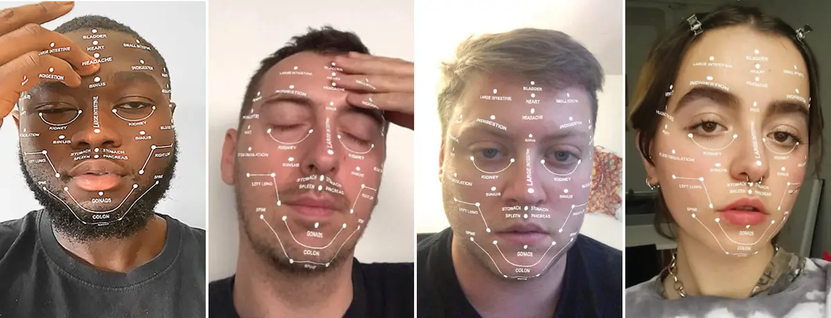 Pressure Points – AR face filter with self-help body healing points