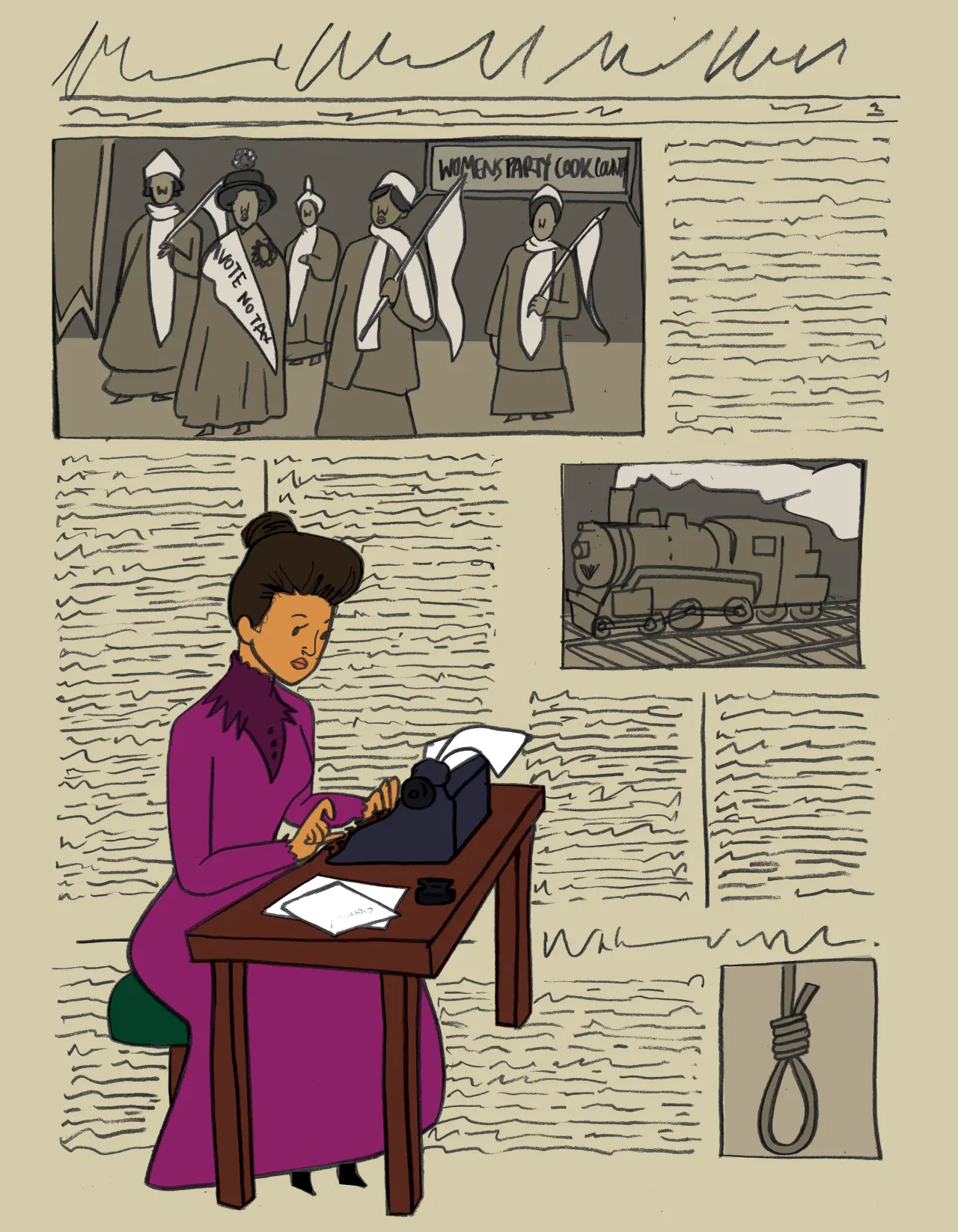 Ida B Wells, from the book A Black Woman Did That