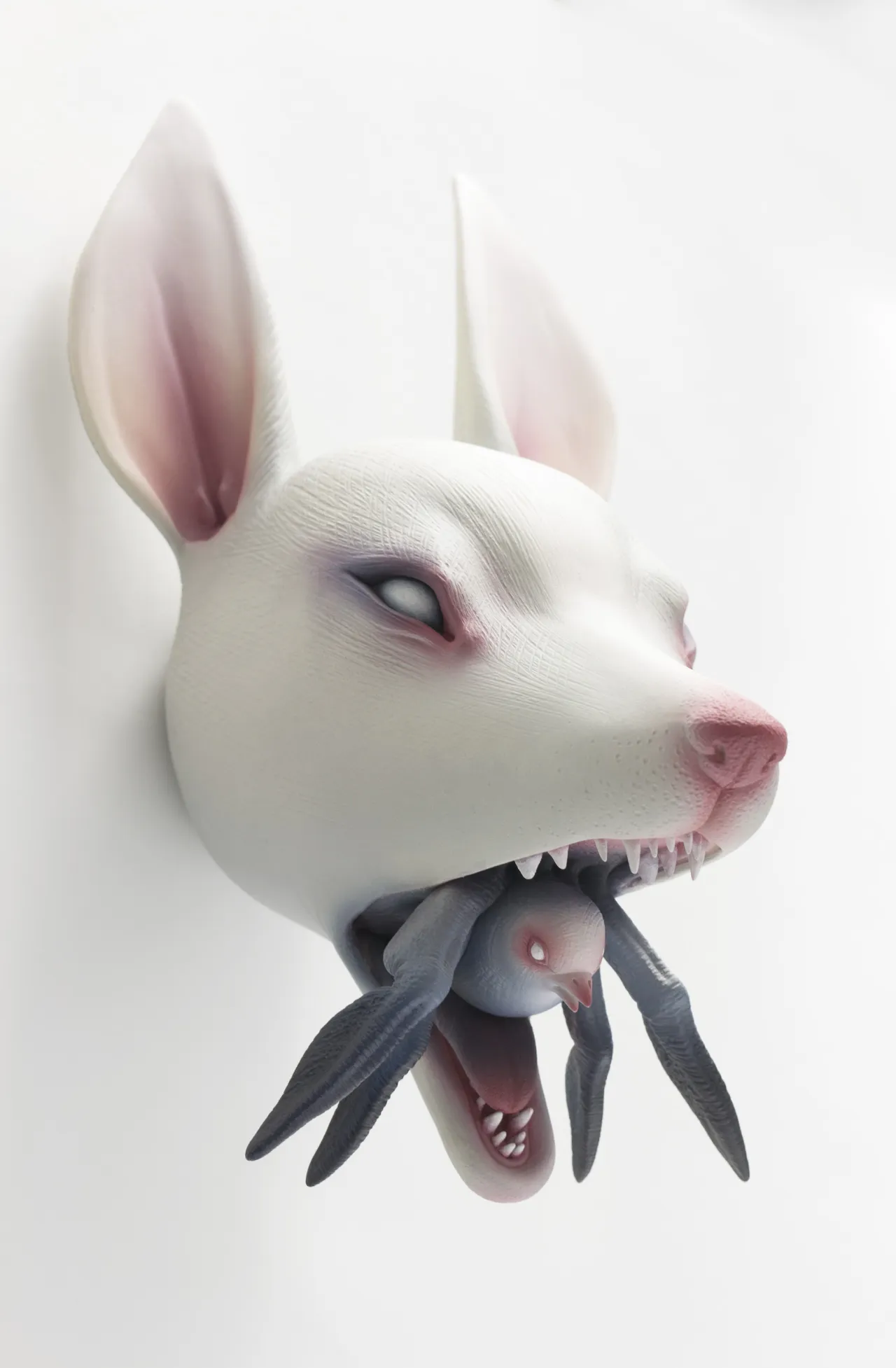 Shout Ceramic, cold finish 11" x 5" x 9" 2017 | © Erika Sanada