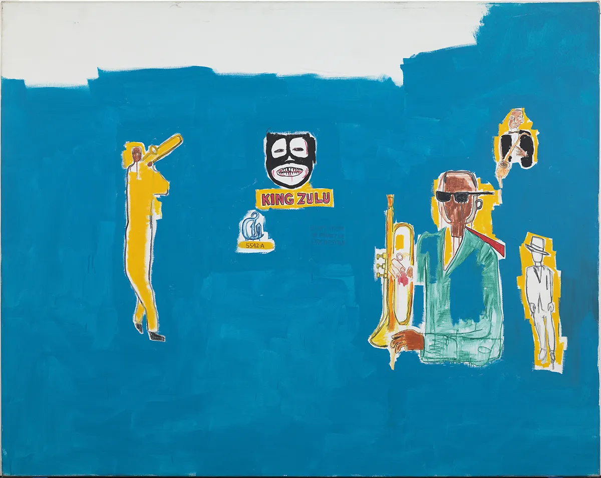 Jean-Michel Basquiat King Zulu, 1986 Courtesy Museu d’Art Contemporani de Barcelona. © The Estate of Jean-Michel Basquiat. Licensed by Artestar, New York. Photo: Gasull Fotografia