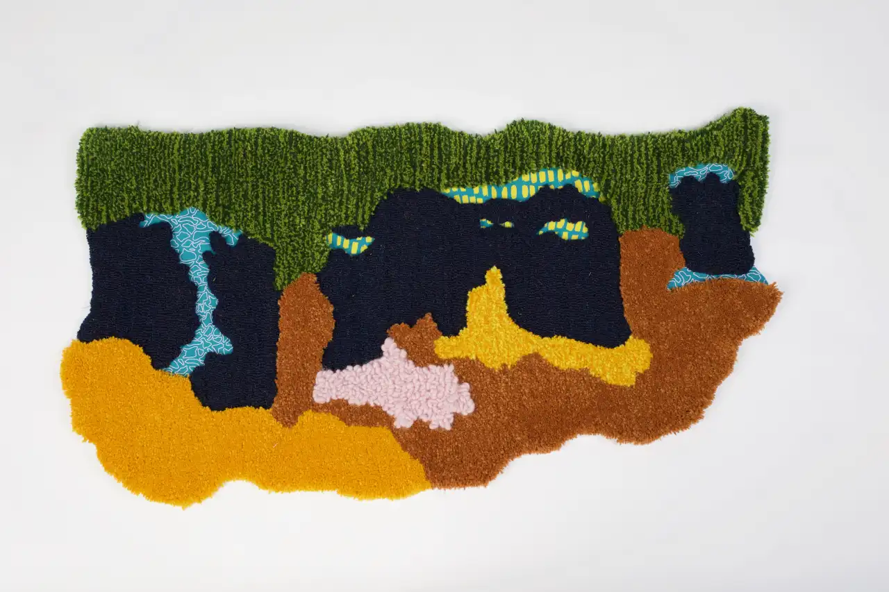 mixed-media designer Lily Jacobs' celebration of the Jurassic coast with innovative handcrafted techniques