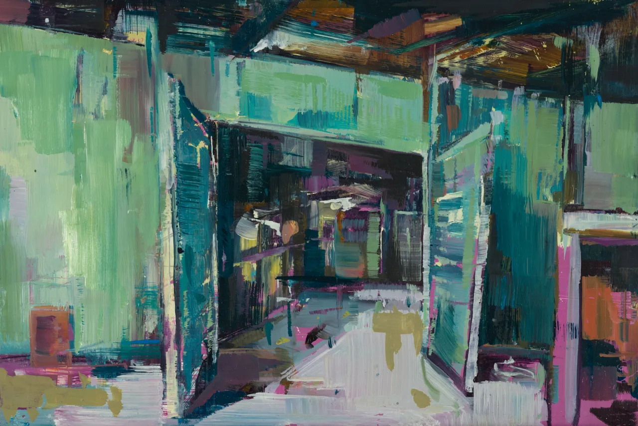 Green Door, 20x30cm. © Katharine Le Hardy