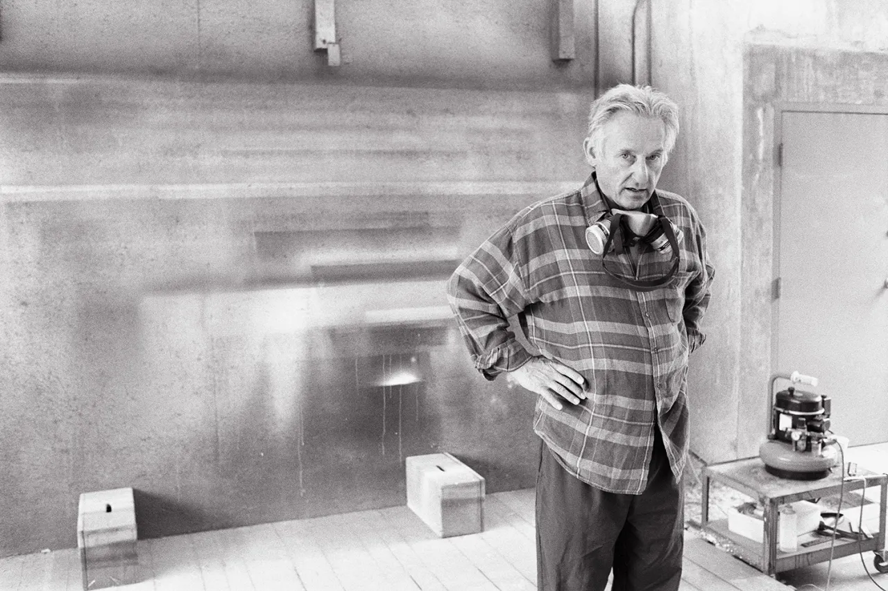 Laura Wilson, Ed Ruscha in his Studio, Venice, California June 27, 2005