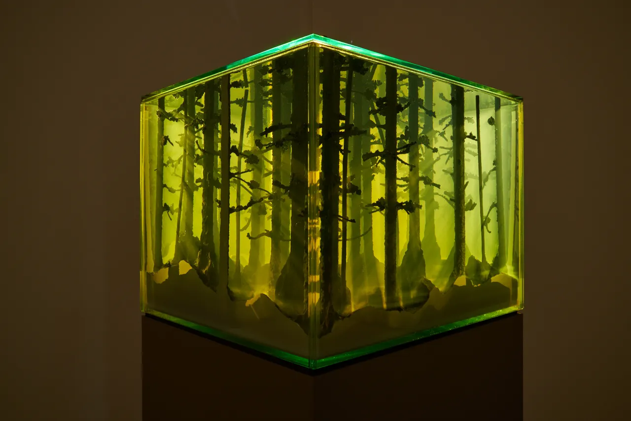 Mariele Neudecker  And Then the World Changed Colour: Breathing Yellow, 2019 © Mariele Neudecker 2020  All rights reserved, DACS 2020. Courtesy Pedro Cera and the artist  Photo: Benjamin Jones Mariele Neudecker  And Then the World Changed Colour: Breathing Yellow, 2019