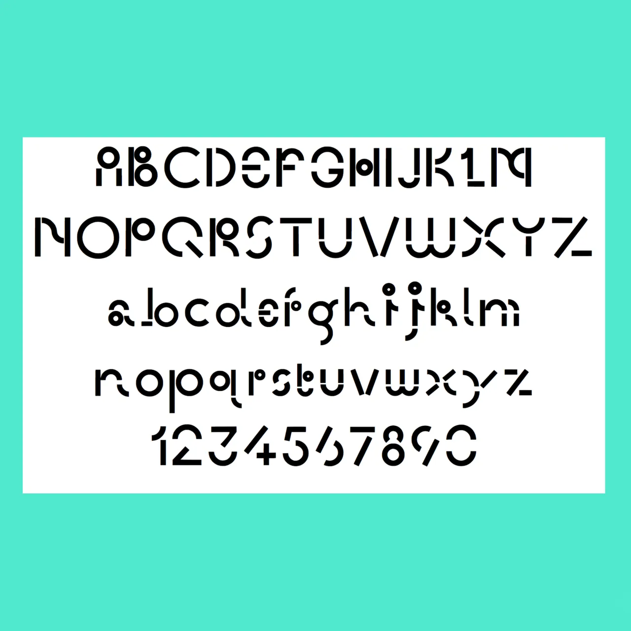 Cass degree show visual identity typeface