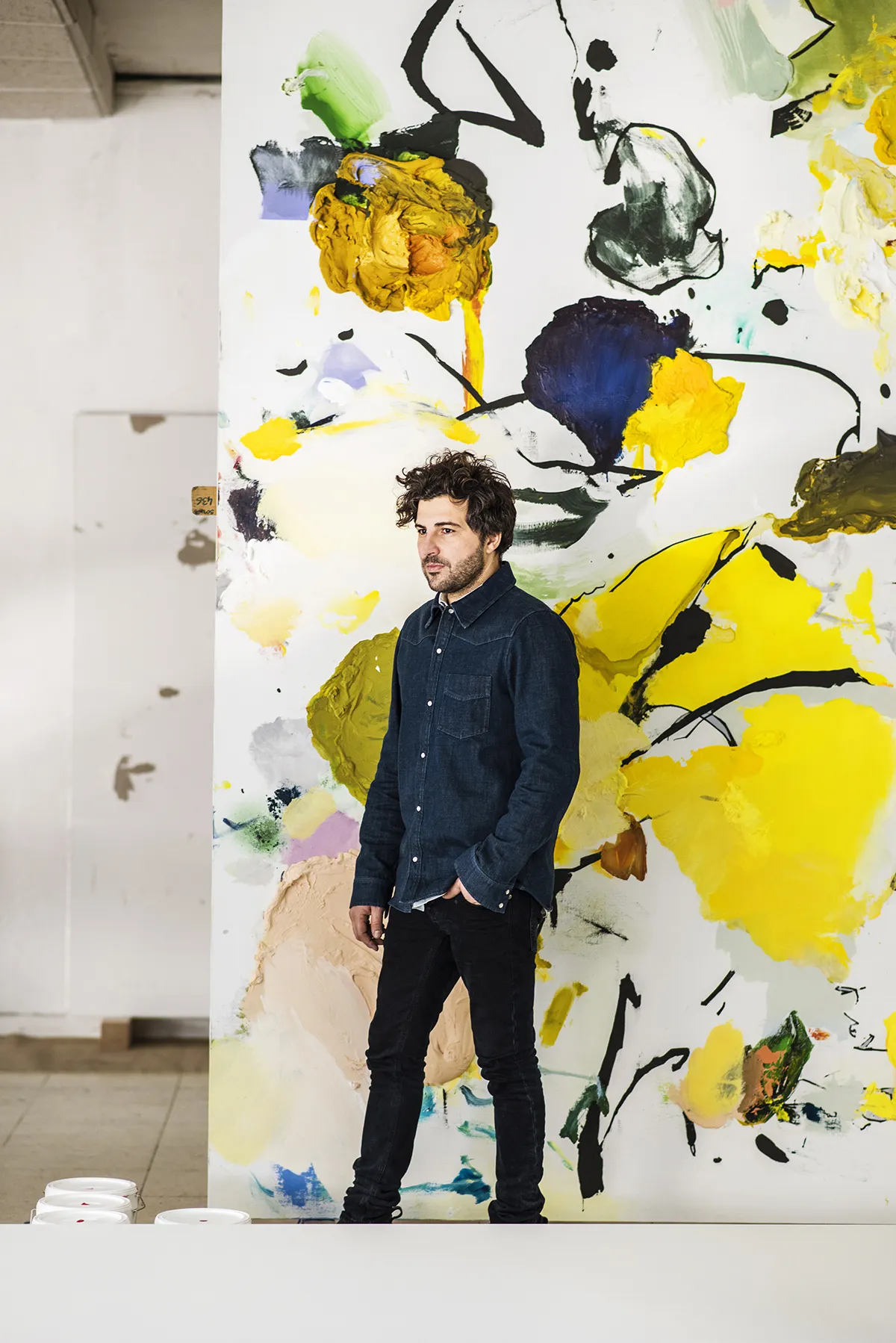 Secundino Hernández's Madrid studio, 2016 Courtesy the Artist and Victoria Miro (Photography Thierry Bal) Artworks © Secundino Hernández