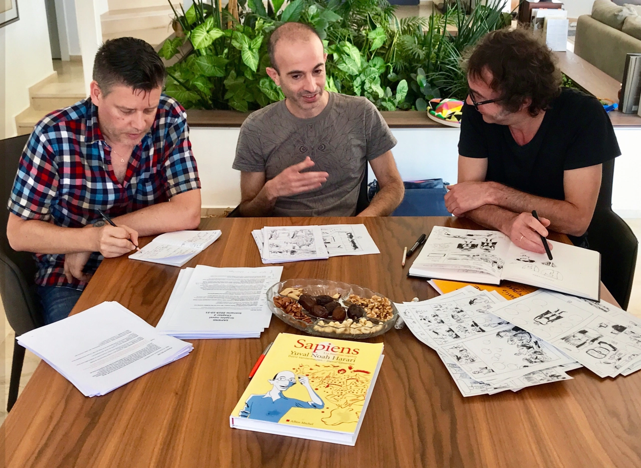 The trio at work