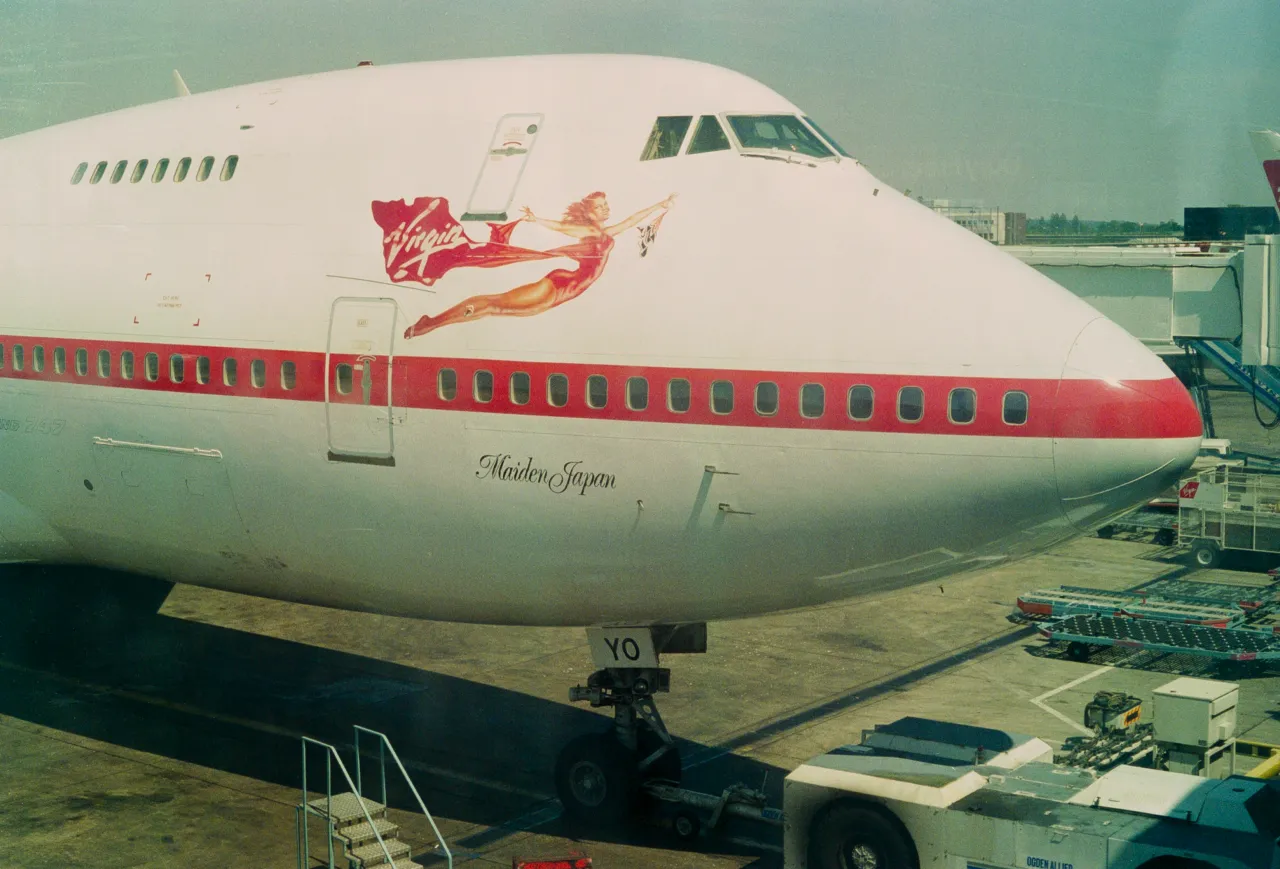The Scarlet Lady was Virgin's most famous image
