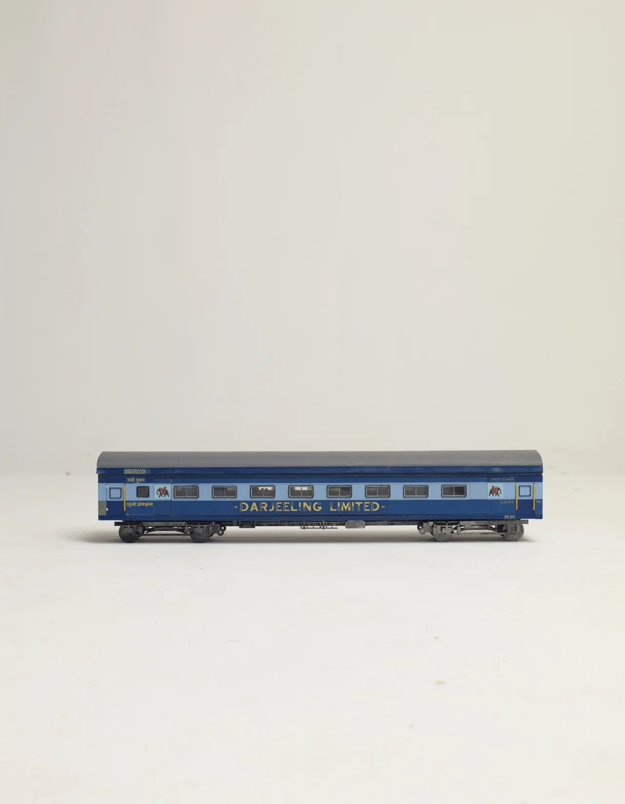 Miniature model of a train. THE DARJEELING LIMITED. Photo Richard Round-Turner. © the Design Museum