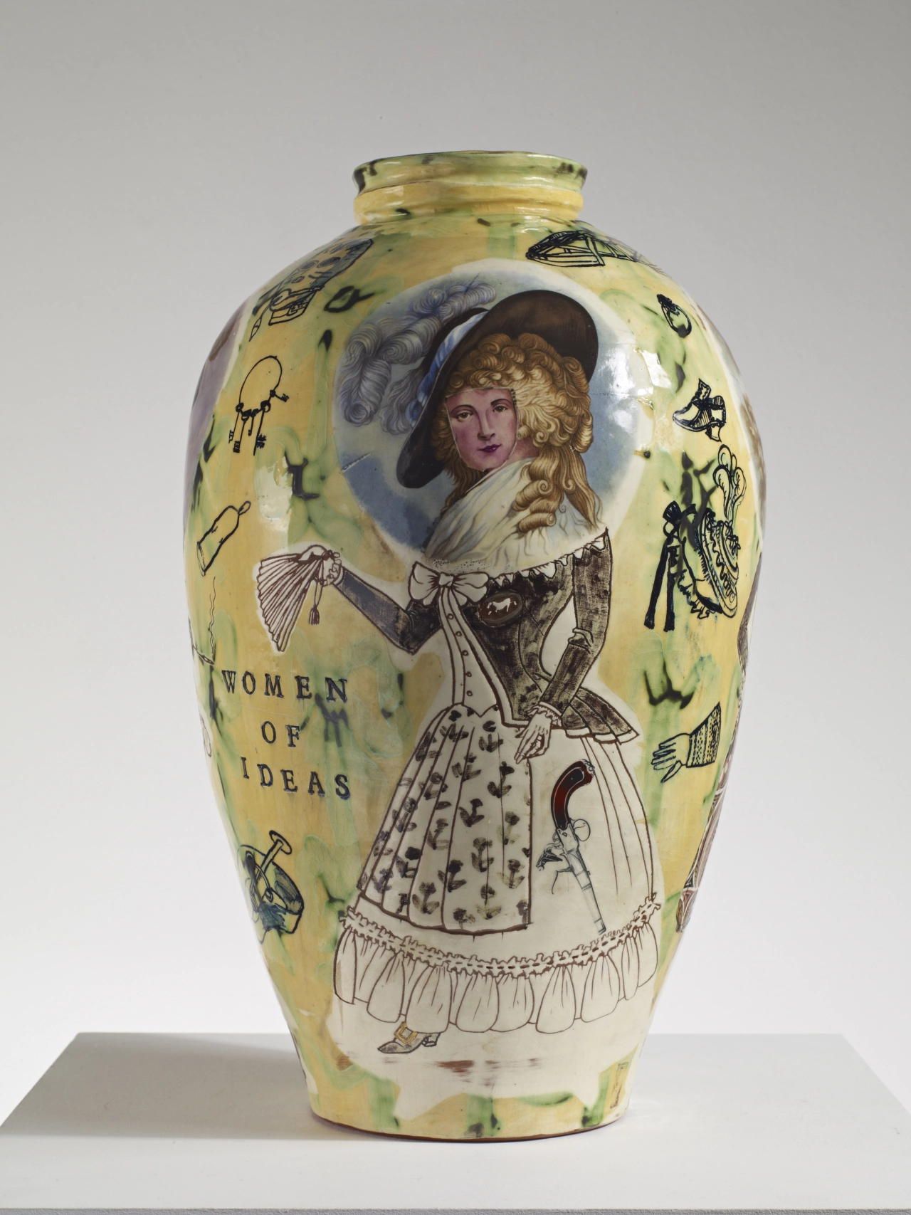Grayson Perry, Women of Ideas, 1990 Glazed ceramic 42 x 27 cm © Grayson Perry. Courtesy the artist and Victoria Miro