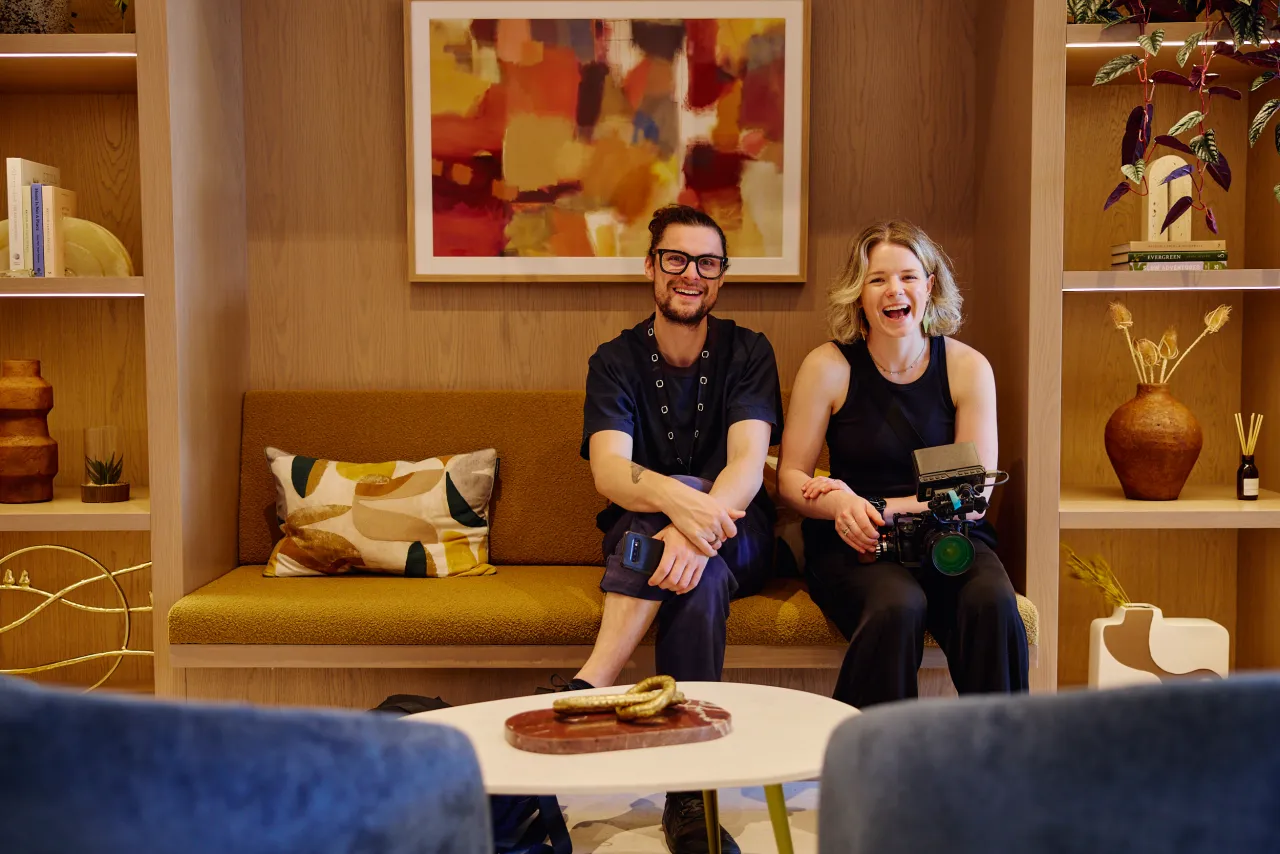 George Webster and Bryony Simcox